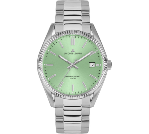 Jacques Lemans Derby 50-4F Damen Uhr Edelstahl 10Bar